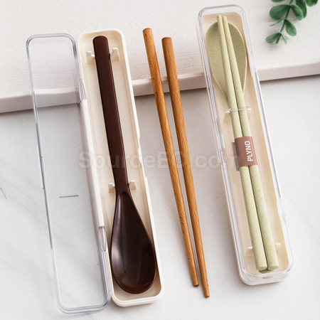 禮品訂造麥秸稈餐具套裝紀念品