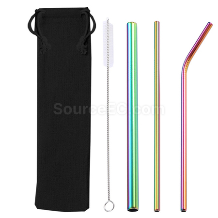 禮品訂造環保吸管帶袋紀念品