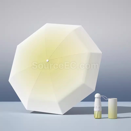 禮品訂造漸變摺疊雨傘紀念品