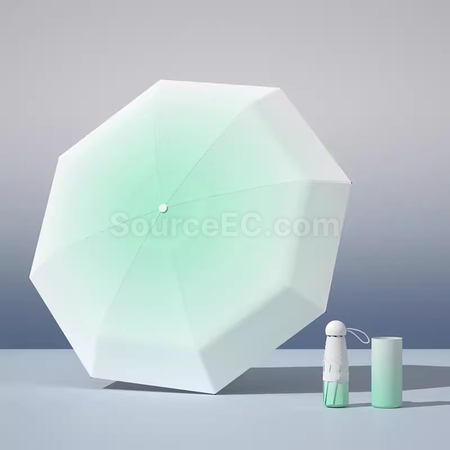 禮品訂造漸變摺疊雨傘紀念品