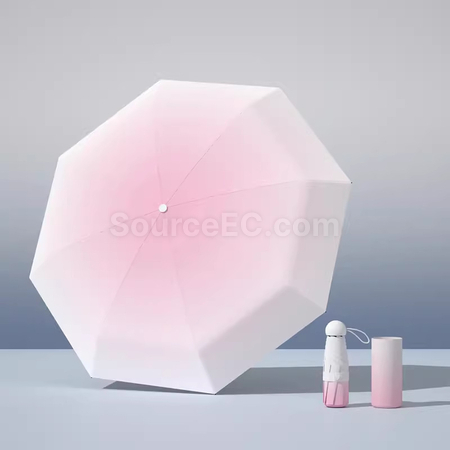 禮品訂造漸變摺疊雨傘紀念品