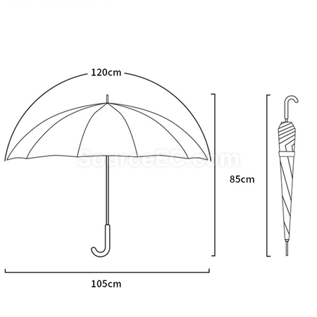 禮品訂造8骨直桿傘紀念品