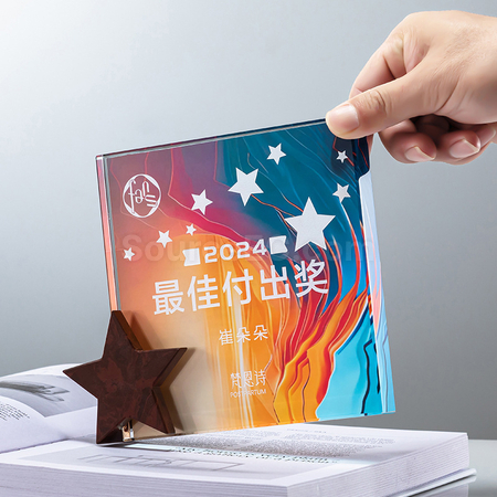 禮品訂造大理石水晶獎座紀念品