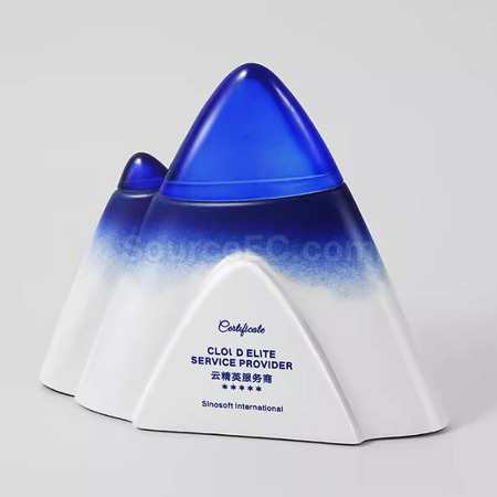 禮品訂造創意水晶陶瓷獎座紀念品
