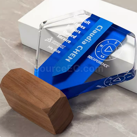 禮品訂造創意水晶獎座紀念品