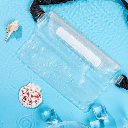禮品訂造3層密封斜跨手機防水袋紀念品
