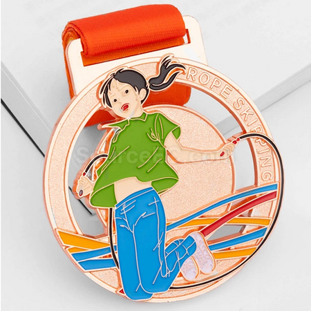禮品訂造跳繩金屬獎牌紀念品