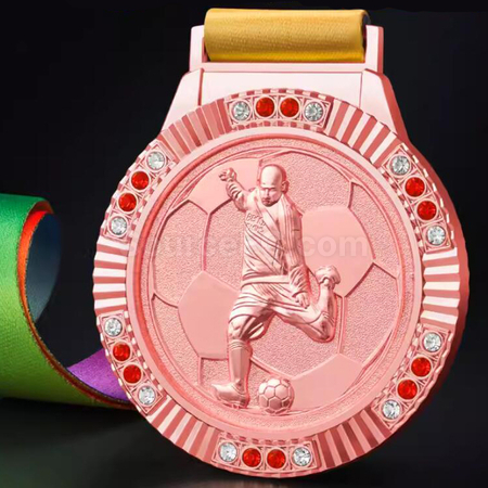 禮品訂造足球金屬獎牌紀念品