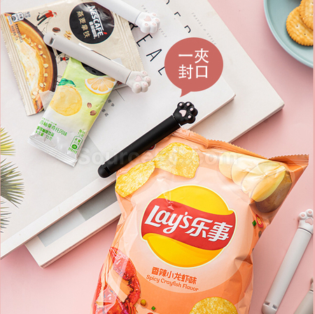 禮品訂造貓爪零食封口夾紀念品