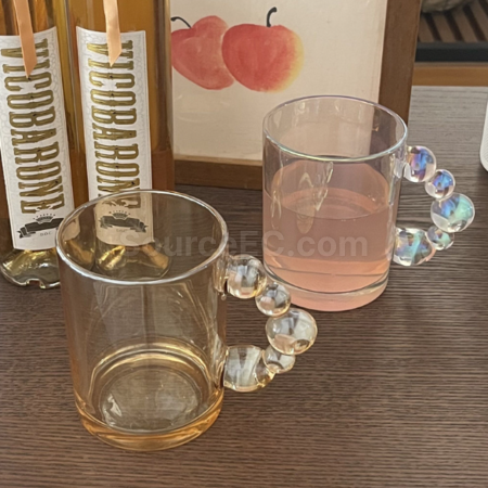 禮品訂造泡泡手把玻璃杯紀念品