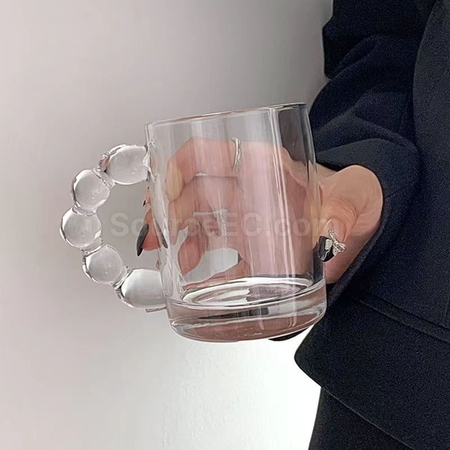 禮品訂造泡泡手把玻璃杯紀念品