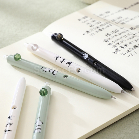 禮品訂造熊貓變臉速乾中性筆紀念品