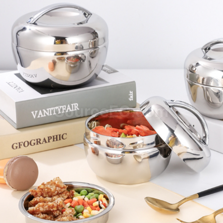 禮品訂造不鏽鋼蘋果型飯盒紀念品