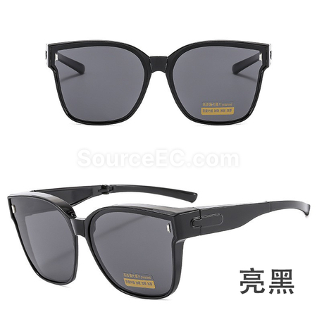 禮品訂造可折疊套鏡近視太陽眼鏡紀念品