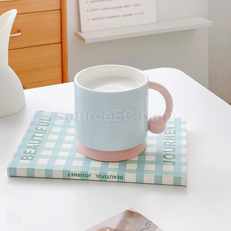 禮品訂造矽膠底防滑陶瓷杯紀念品