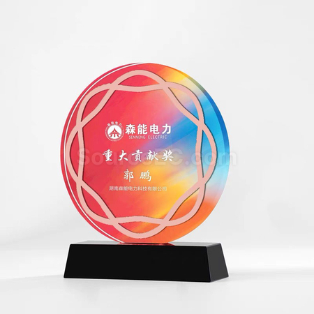 禮品訂造水晶獎座紀念品