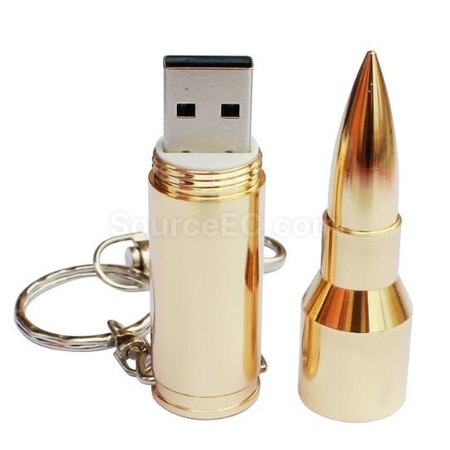 禮品訂造子彈型USB手指紀念品