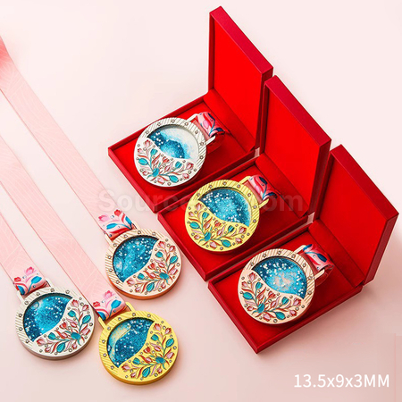 禮品訂造繁花獎牌紀念品