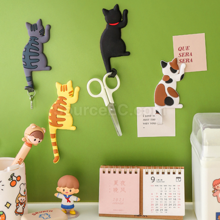 禮品訂造猫咪冰櫃貼磁性掛鉤紀念品