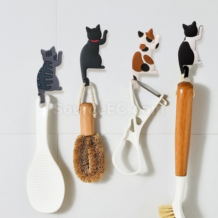 禮品訂造猫咪冰櫃貼磁性掛鉤紀念品