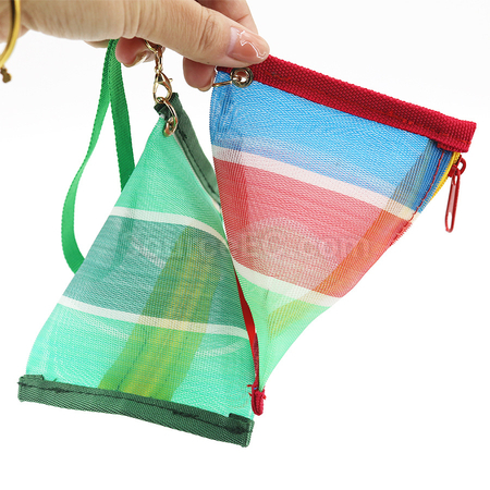 禮品訂造茄芷三角造型零錢包紀念品