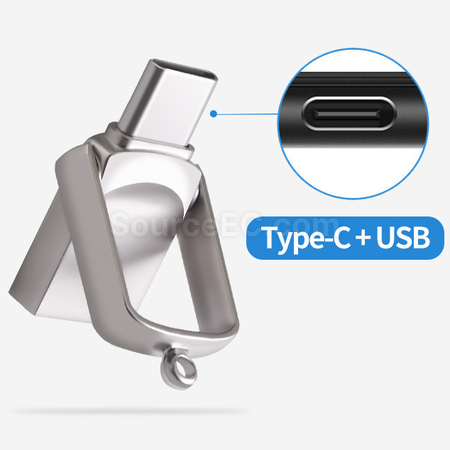 禮品訂造Type-C 兩用USB手指紀念品