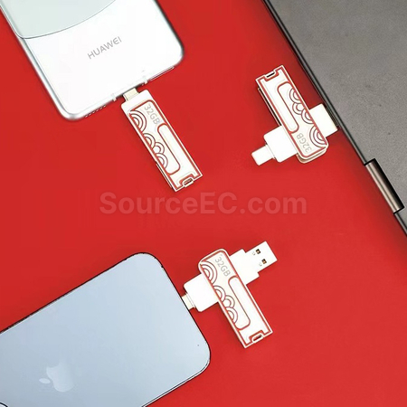 禮品訂造Type-C 兩用USB手指紀念品