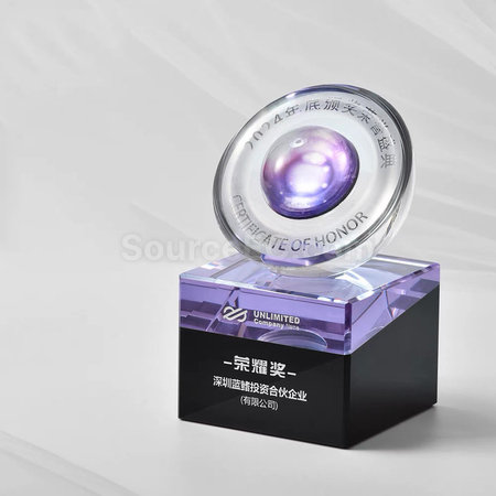 禮品訂造水晶獎座紀念品