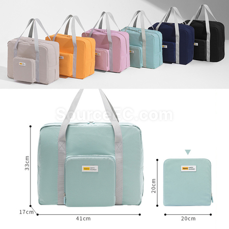 禮品訂造可折疊擴容旅行袋紀念品