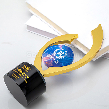 禮品訂造山峰水晶獎座紀念品
