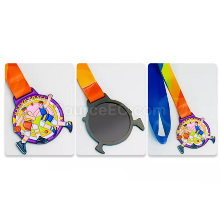 禮品訂造籃球金屬獎牌紀念品