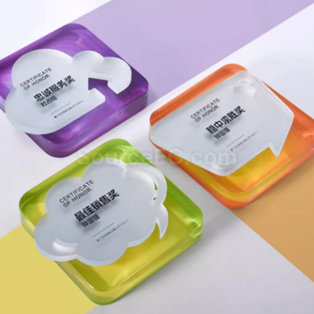 禮品訂造創意水晶獎座紀念品