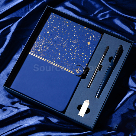 禮品訂造星空磁扣筆記簿紀念品