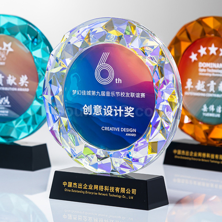 禮品訂造水晶獎座紀念品