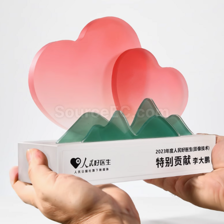禮品訂造水晶獎座紀念品