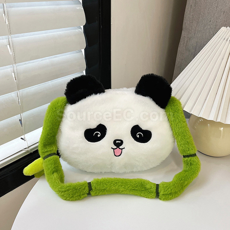 禮品訂造熊貓毛絨包紀念品