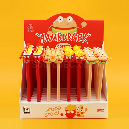 禮品訂造可愛美食中性筆紀念品