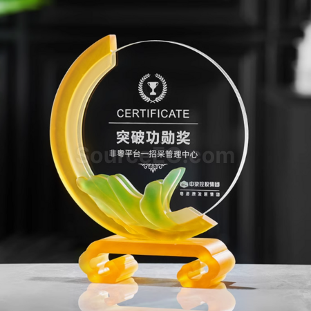 禮品訂造水晶獎座紀念品