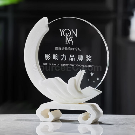 禮品訂造水晶獎座紀念品