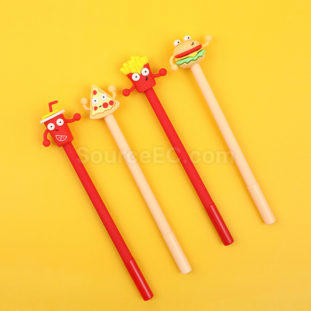 禮品訂造可愛美食中性筆紀念品