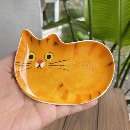 禮品訂造貓咪醬油碟紀念品
