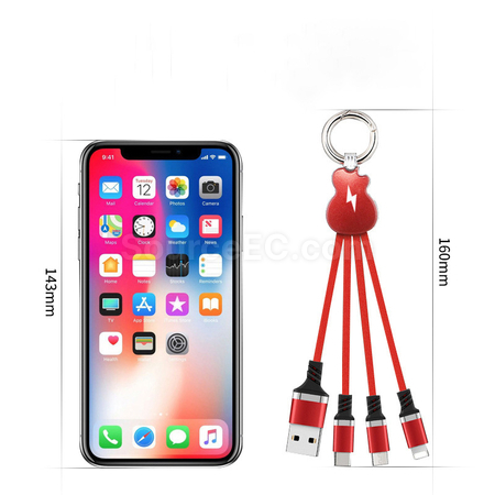 禮品訂造三合一數據線紀念品
