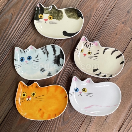 禮品訂造貓咪醬油碟紀念品