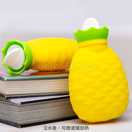 禮品訂造菠蘿矽膠暖水袋紀念品