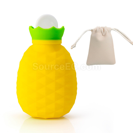 禮品訂造菠蘿矽膠暖水袋紀念品