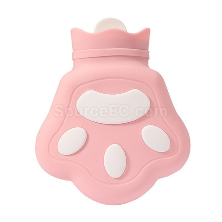 禮品訂造貓爪矽膠暖水袋紀念品