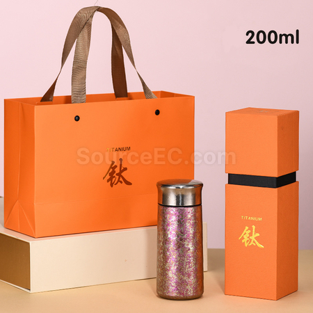 禮品訂造迷你純鈦保溫杯紀念品