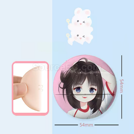禮品訂造雙面定製粉撲紀念品