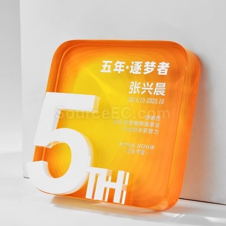 禮品訂造水晶獎座紀念品