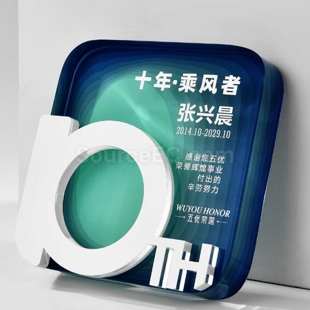 禮品訂造水晶獎座紀念品